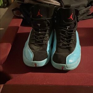 Black and Blue Athletic Sneakers